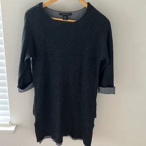 Tahari Black Crew Neck Sweater Soft and Versatile